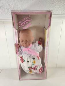 lot 108 image: Sonic Control Crying Baby Doll Battery Operated Works
