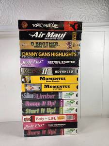 lot 118 image: VHS Tape Lot Romeo Must Die Air Maui Body Flex Danny Gans