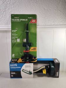 lot 198 image: Ace Pulsating Sprinkler 86 ft dia  Melnor Oscillating Sprinkler 2800 sq ft