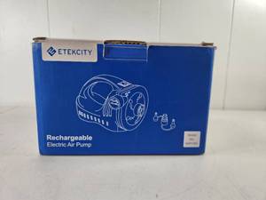 lot 208 image: Etekcity Rechargeable Electric Air Pump EAP1-RC