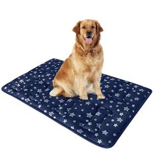 lot 1733 image: Dog Crate Mat (42in X 28in), Soft Dog Bed Mat with Cute Prints, Personalized Crate Pad, Anti-Slip Bottom, Machine Washable Kennel Pad - Retail $22