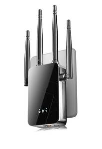 lot 1741 image: 2026 WiFi Extender Signal Booster - up to 10000 sq.ft Coverage, Wireless Booster - Long Range Internet Repeater, WiFi Booster and Signal Amplifier wEthernet Port, 1-Tap Setup - Retail $60