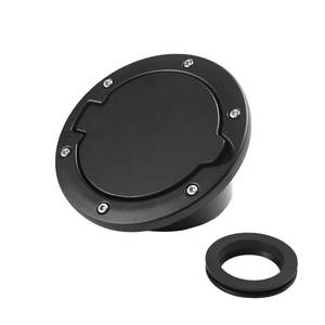 lot 1755 image: FALVFUN Car Fuel Filler Door Gas Tank Cap, Heavy Duty Vehicle Fuel Filler Tank Door Cover, Automotive Exterior Protection Accessories, Compatible with Wrangler JK 24 Door - Retail $16