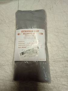 lot 7440 image: Nay Home Microfiber Knit Pillowcase Polyester Spandex Standard