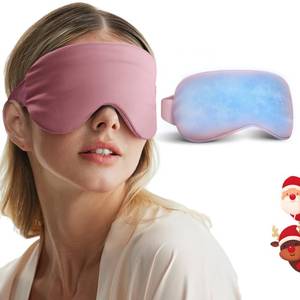 lot 7447 image: Self Care Gift for Women, Cooling Eye Mask for Puffy Eyes, Tired Eyes, Headache Relief and Migraine Comfort, Reusable Gel Cold Compress for Soothing Eye Care, Relaxing Gifts for Women Pink - Retail $8