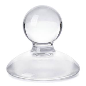 lot 7473 image: Glass Muller for Artists,Optical-Grade Glass, Non-Porous Surface, Comfort Grip & Stable Base for Grinding Oil, Watercolor Pigments - Retail $19