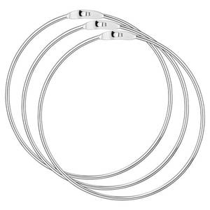 lot 7533 image: Zonon 3 Pack 6 Inch Metal Rings Wrench Organizer Easy to Open and Close Heavy Duty for Bib Vests Craft Index Card Dream Catcher Key - Retail $9