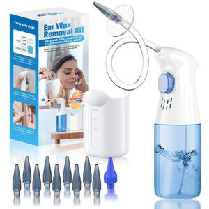 lot 13672 image: Ear Wax Removal, Ear Cleaner, Ear Wax Removal Kit, FSA Eligible Items Only List, Manual Ear Irrigation Flushing System - Retail $26