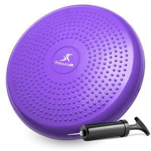 lot 60667 image: ProsourceFit Core Balance Disc Trainer  14  Diameter with Pump - Retail $32