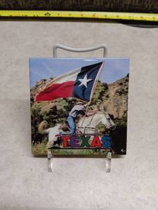 lot 454 image: Texas Palo Duro Canyon State Park Outdoor Musical Ceramic Tile with Stand