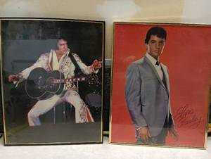 lot 465 image: Framed Prints Lot 2 Pieces Gold Tone Frame 1995