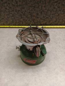 lot 496 image: Coleman Camping Stove with Burner Head and Regulator