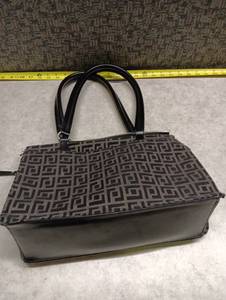 lot 531 image: Fiorelli Handbag with Geometric Pattern and Black Handles