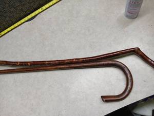 lot 604 image: Walking Canes with Curved Handles 36-40 inches 2-Pack