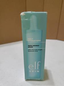 lot 17576 image: e.l.f. SKIN Holy Hydration Triple Bounce Serum 1.01 fl oz - Retail $12