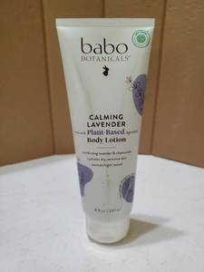lot 17577 image: Babo Botanicals Calming Lavender body Lotion 8fl oz - Retail $18