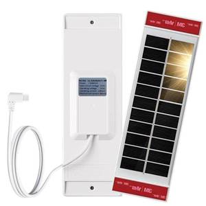 lot 17590 image: 1pcs Solar Panel 1.3W5.5V, Suitable for Electric Blinds Smart Blinds, USB-C Plug Mobile Solar Power Generation, Installed on Window Solar Power Panel - Retail $24