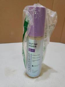 lot 17649 image: Tanologist Self Tan Mousse Dark Streak-Free Long-Lasting Transparent Tan - Retail $22