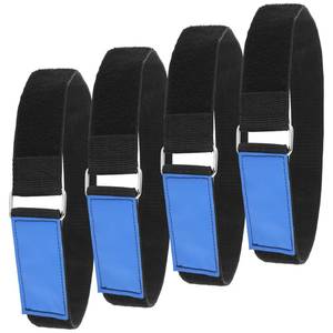 lot 17697 image: Ladder Rack Tie Down Straps Reusable Straps Adjustable with Nylon Hook and Loop Multipurpose Securing Straps for Ladder RV Truck or Boat 33x 2�� Pack 4 - Retail $10