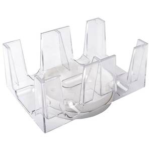 lot 17734 image: GSE 6-Deck Revolving Canasta Card Tray, Canasta Card Holder - Retail $13