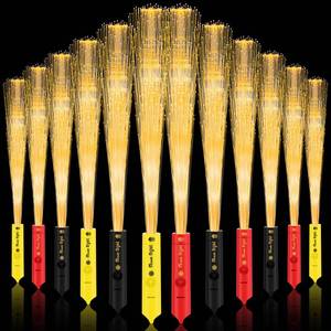 lot 17736 image: 12 Pack Movie Theme Party Supplies Movie Night Party Favors Cinema Fiber Optic Wands with 3 Light Modes Light up Glow Sticks for Film Theater Birthday Glow in The Dark Party Supplies - Retail $18