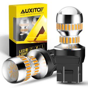 lot 17756 image: LED Turn Signal Lights Tail Lights 7443 7440 T20 7440A Led Bulbs Amber Yellow Bright 7441 7444 7444NA W21W LED Replacement Lights for Front Rear Turn Signal Marker Blinker Lights(Pack of 2) - Retail $18