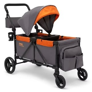lot 8400 image: $250 Jeep Sport All-Terrain Stroller Wagon, GreyBonfire