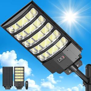 lot 8401 image: $60 Solar Street Light Waterproof 8000W Parking Lot LED Flood Light