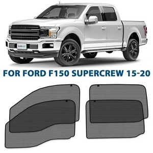 lot 8434 image: $90 CLIM ART Magnetic Car Window Shades for Ford F-150 2015-2020