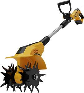 lot 8441 image: $72 Brushless Cordless Tiller for Dewalt 20V, 280RPM, 8.9in W