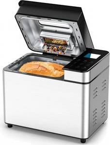 lot 8445 image: $300 MERIOR 25-in-1 Bread Maker with Lid, 2lb, Delay Timer