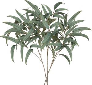 lot 8449 image: Briful Artificial Eucalyptus Willow Branches 33 Tall, Set of 3
