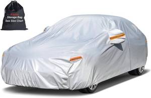 lot 8473 image: $65 Kayme Sedan Car Cover Waterproof All Weather with Zipper, Size A4