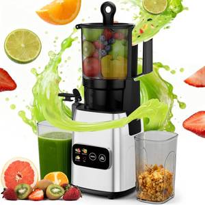 lot 8509 image: $70 Kismile 300W Cold Press Juicer, 5.4 Feed Chute, Slow Masticating