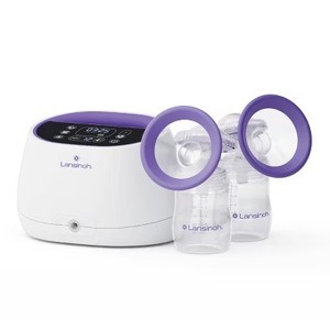 lot 8517 image: $180 Lansinoh NaturalWave Portable Double Electric Breast Pump