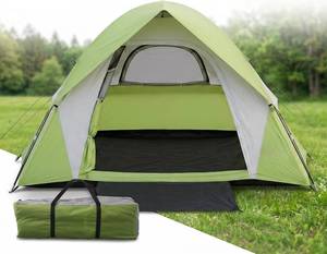 lot 8521 image: $56 XL Camping Tents 46 Person Waterproof Double Layer Dome