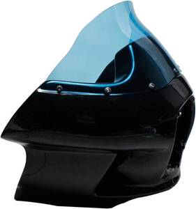 lot 8535 image: $90 POWER JAMES Lake Blue PMMA Windshield for Harley FXRT FXRP Fairing
