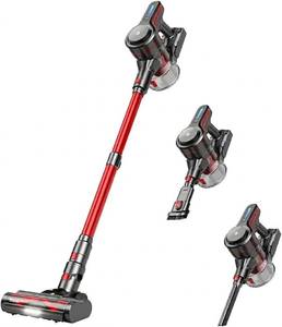 lot 8573 image: $100 CHEBIO Cordless Vacuum, 45kPa, 45-Min, 6-in-1, Self-Stand Hardwood