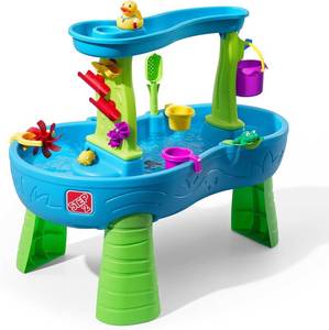 lot 8588 image: $75 Step2 Rain Showers Splash Pond Water Table for Toddlers 1.5