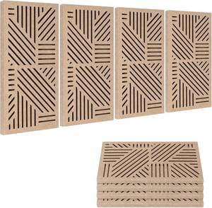 lot 8672 image: $110 BUBOS 4 Pack Acoustic Wall Panels - Self-Adhesive Sound Absorbing