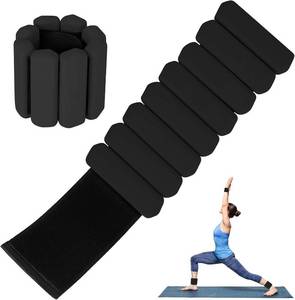 lot 8715 image: Wrist Weights Set of 2 Adjustable Arm & Leg Weights, 2 lb