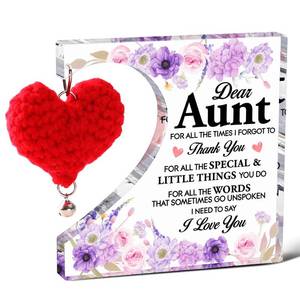 lot 154 image: Dear Aunt Acrylic Plaque&nbsp