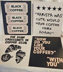 lot 156 image: Coffee Themed Wall Art&nbsp