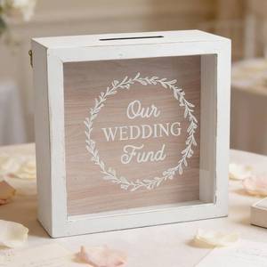 lot 207 image: Honeymoon Fund Box Piggy Bank Shadow Box&nbsp