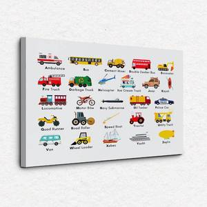 lot 210 image: Cartoon Vehicles Themed Decor for Home&nbsp