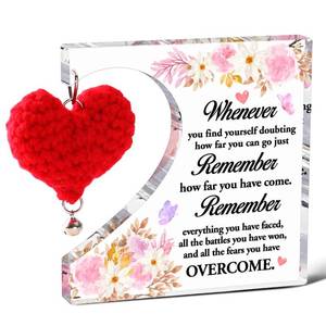 lot 214 image: Greatest Mother Sign Heart Acrylic Plaque&nbsp