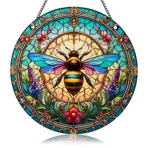 lot 215 image: Bee Window Hangings Decor - Acrylic Sun Catcher&nbsp