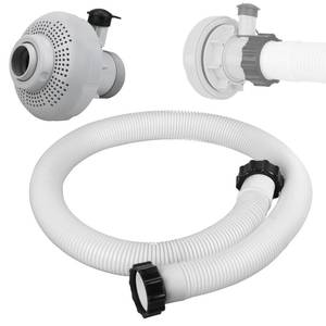 lot 222 image: &nbspLarge Inlet Air Nozzle with Hose Compatible with Intexx 1900-2450gph Pumps, Pool Inlet Air Nozzle for Intexx 18 and Larger Pools, Strainer Grid Inlet Water Jet Nozzle Kit, Pool Replacement Part