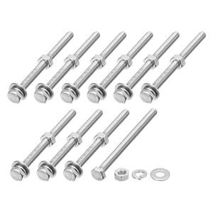 lot 231 image: Hex Head Screws Bolts, Nuts, Flat &amp Lock Washers Kits (14-20x3-12) 10 Set