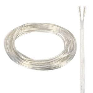 lot 254 image: &nbspPVC Covered Wire 2 Core Sheath Power Cord 18AWG 5m16.4ft, Electrical Cable for Led Lamp Wire Audio Cable Speaker Line Clear